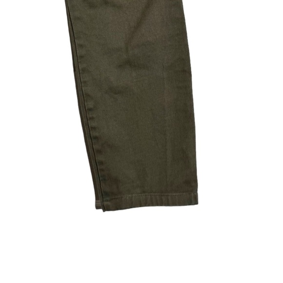 J. Crew Ankle Jeans Olive Cropped Vertical Contrasting Red and White Stripes 27 - Picture 13 of 16